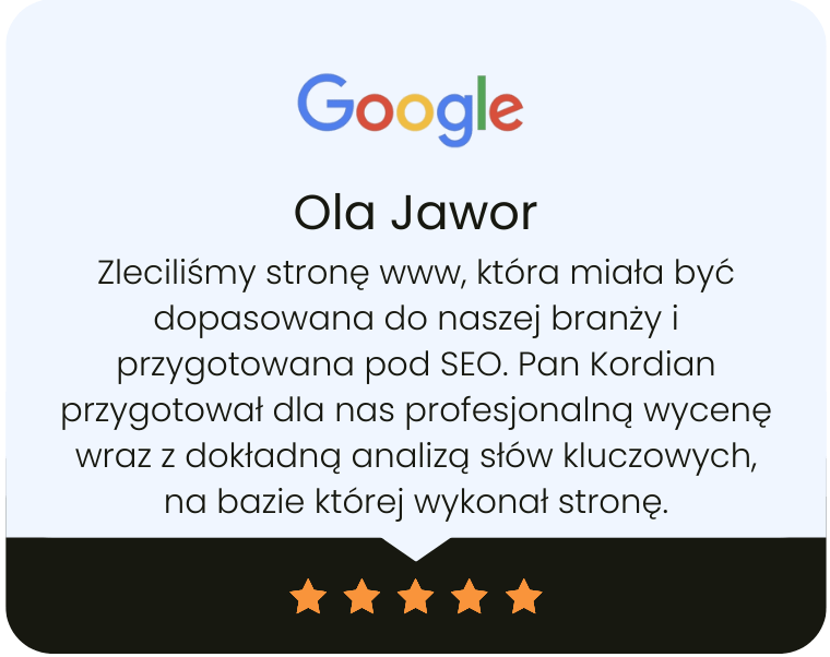 Tworzenie stron www 18 opinia-google3